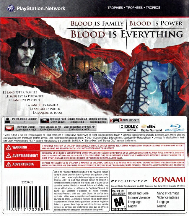 Castlevania: Lords of Shadow 2 - (PS3) PlayStation 3 [Pre-Owned] Video Games Konami   