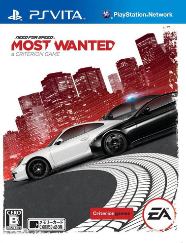Need for Speed: Most Wanted - A Criterion Game - PS Vita (Japan) Video Games Electronic Arts   