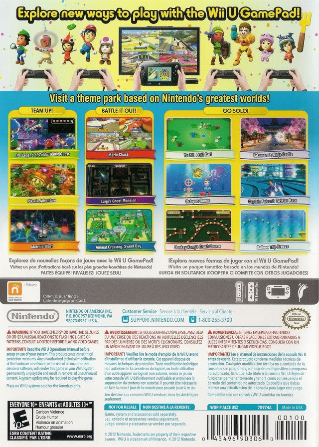 Nintendo Land - Nintendo Wii U [Pre-Owned] Video Games Nintendo   