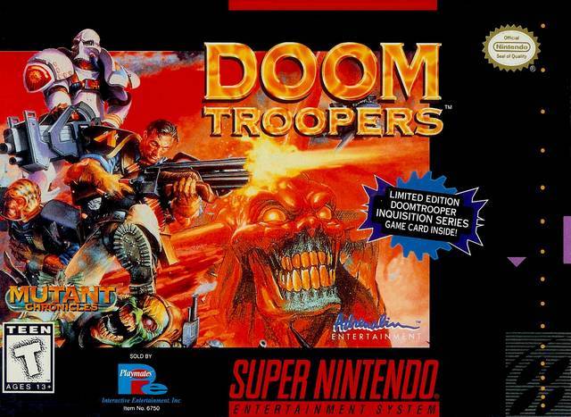 Doom Troopers - (SNES) Super Nintendo [Pre-Owned] Video Games Playmates   