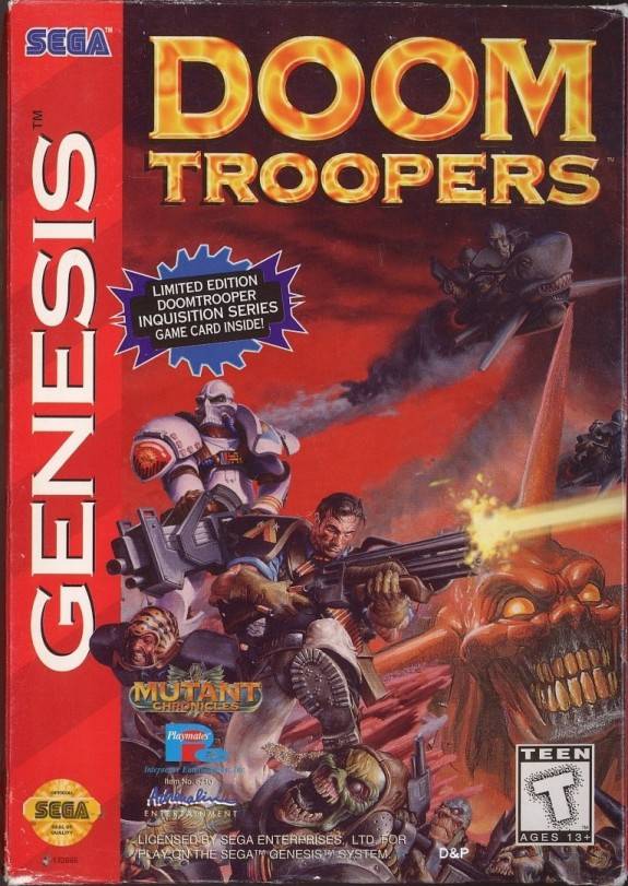 Doom Troopers - (SG) SEGA Genesis [Pre-Owned] Video Games Playmates   