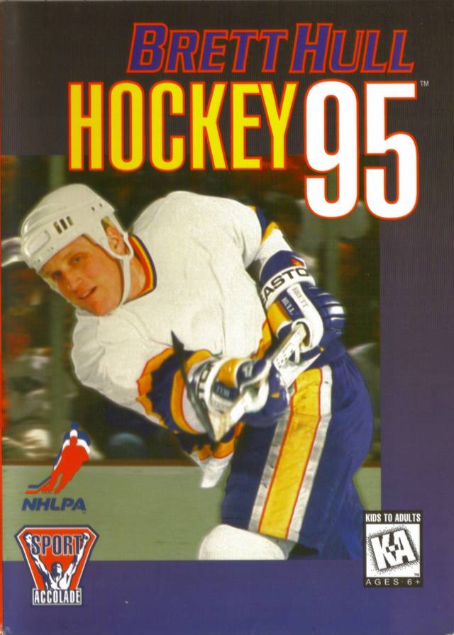 Brett Hull Hockey 95 Super Nintendo SNES Box & Manual Only