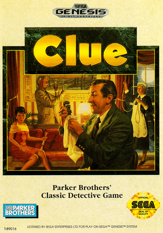 Clue - (SG) SEGA Genesis [Pre-Owned] Video Games Parker Brothers   