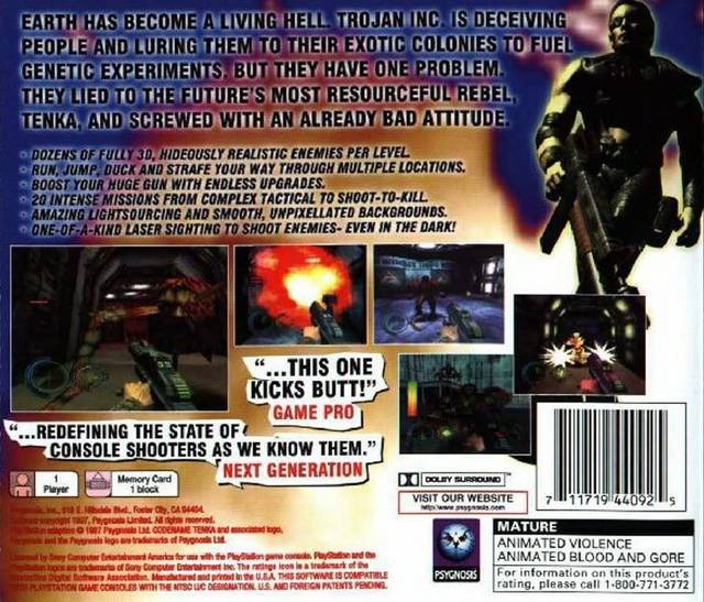 CodeName: Tenka - (PS1) PlayStation 1 [Pre-Owned] Video Games SCEA   
