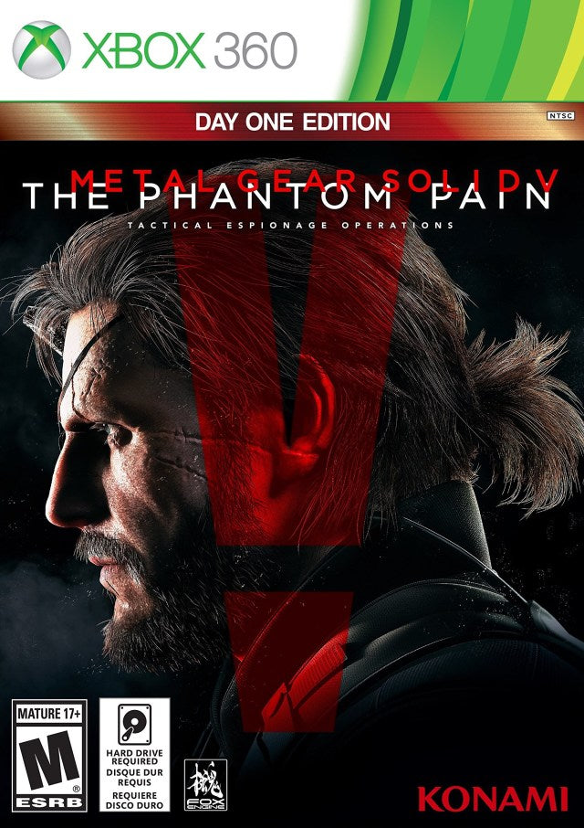 Metal Gear Solid V: The Phantom Pain (Day 1 Edition) - Xbox 360 Video Games Konami   