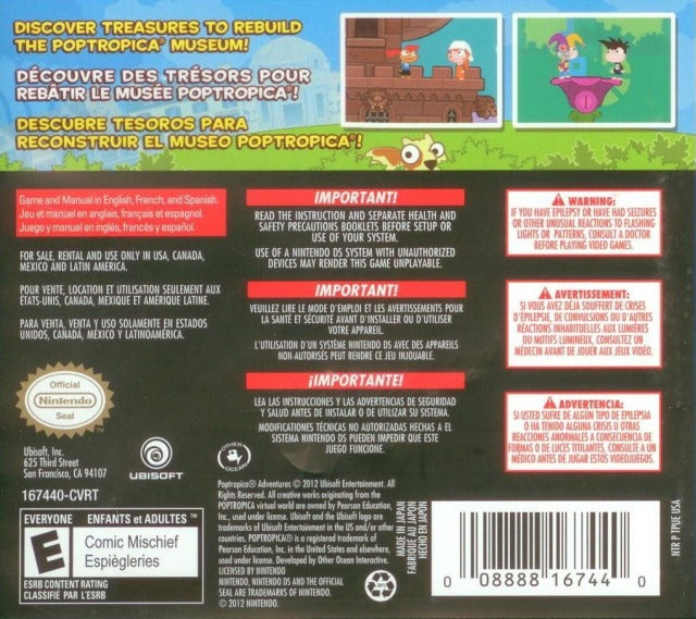 Poptropica Adventures - (NDS) Nintendo DS Video Games Ubisoft   