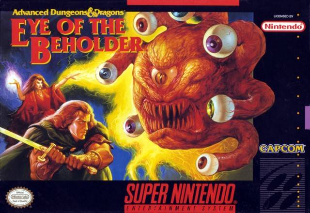 Advanced Dungeons & Dragons: Eye of the Beholder - (SNES) Super Nintendo [Pre-Owned] Video Games Capcom   