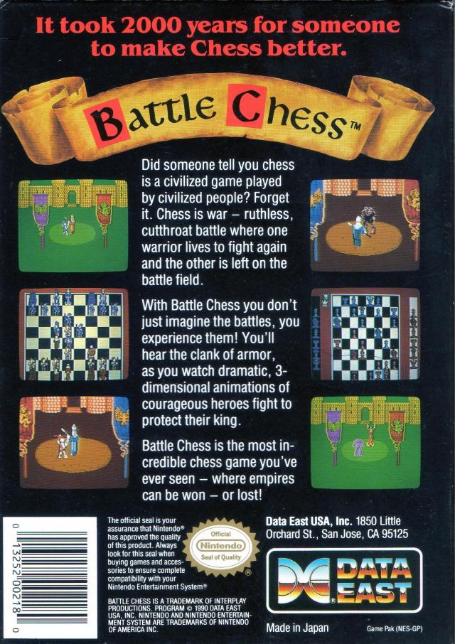 Battle Chess - (NES) Nintendo Entertainment System [Pre-Owned] Video Games Data East   