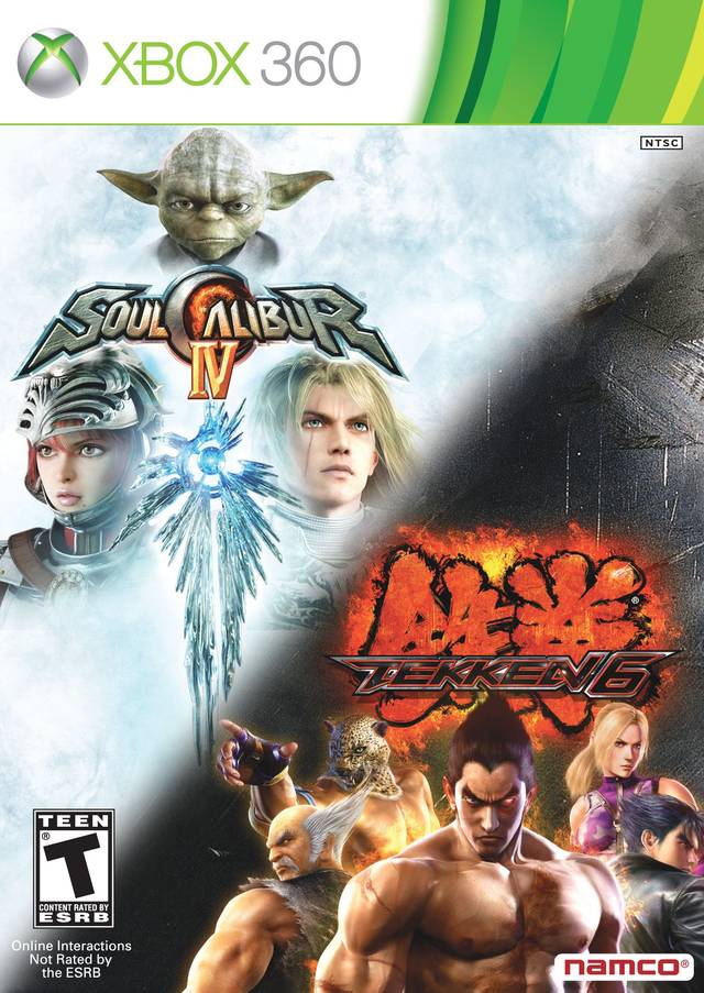 SoulCalibur IV / Tekken 6 - Xbox 360 Video Games Namco Bandai Games   