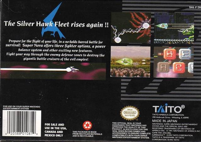Super Nova - (SNES) Super Nintendo [Pre-Owned] Video Games Taito Corporation   