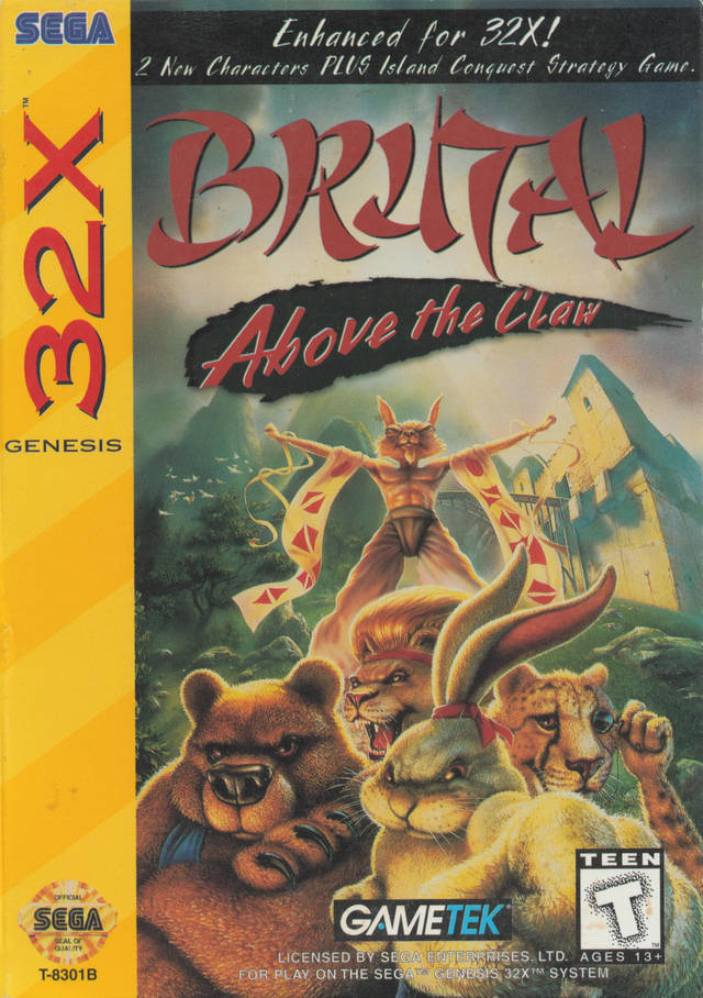 Brutal: Above the Claw - SEGA 32X [Pre-Owned] Video Games GameTek   