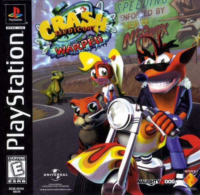 Crash Bandicoot 3: Warped (Lenticular Cover) - (PS1) PlayStation 1 [Pre-Owned] Video Games SCEA   