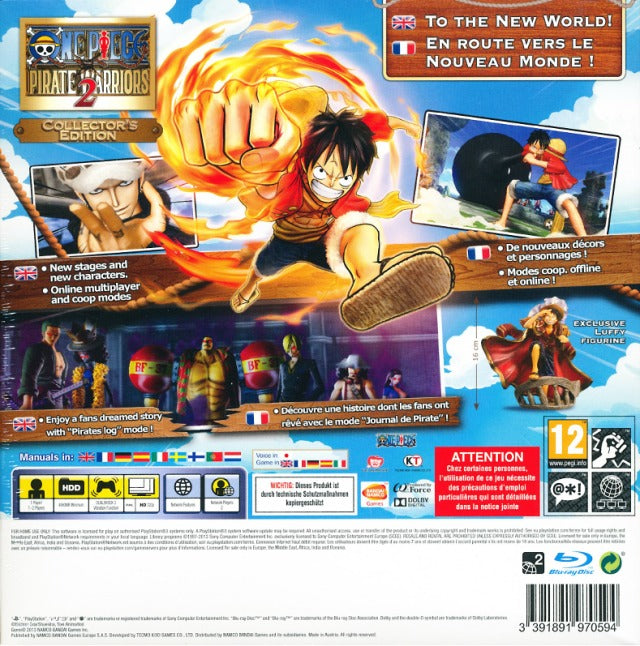 One Piece Pirate Warriors 2: Collectors Edition - (PS3) PlayStation 3 ( European Import ) Video Games Namco Bandai   
