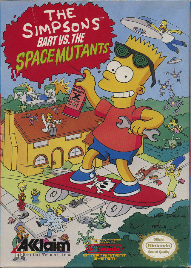 The Simpsons: Bart vs. the Space Mutants - (NES) Nintendo Entertainment System [Pre-Owned] Video Games Acclaim   