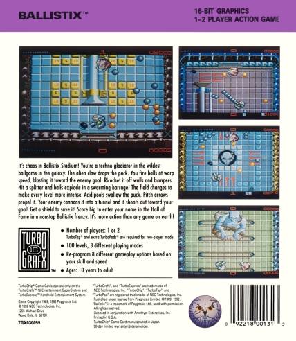 Ballistix - TurboGrafx-16 [Pre-Owned] Video Games Turbo Technologies, Inc.   