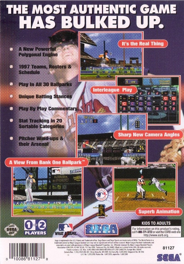 World Series Baseball '98 - (SS) SEGA Saturn [Pre-Owned] Video Games Sega   