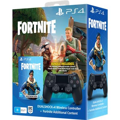 Sony Dualshock 4 Wireless Controller (Fornite Bonus Content Bundle) - (PS4) PlayStation 4 Accessories Sony   