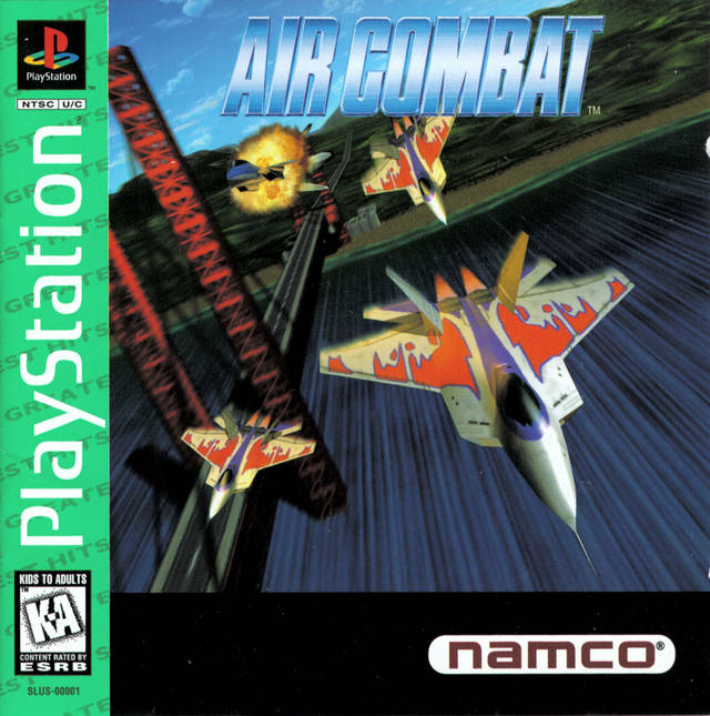 Air Combat (Long Box) - (PS1) PlayStation 1 [Pre-Owned] Video Games Namco