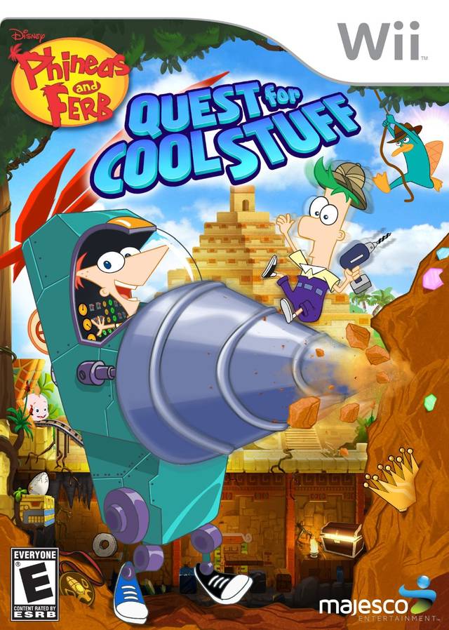Phineas and Ferb: Quest for Cool Stuff - Nintendo Wii [Pre-Owned] Video Games Majesco   