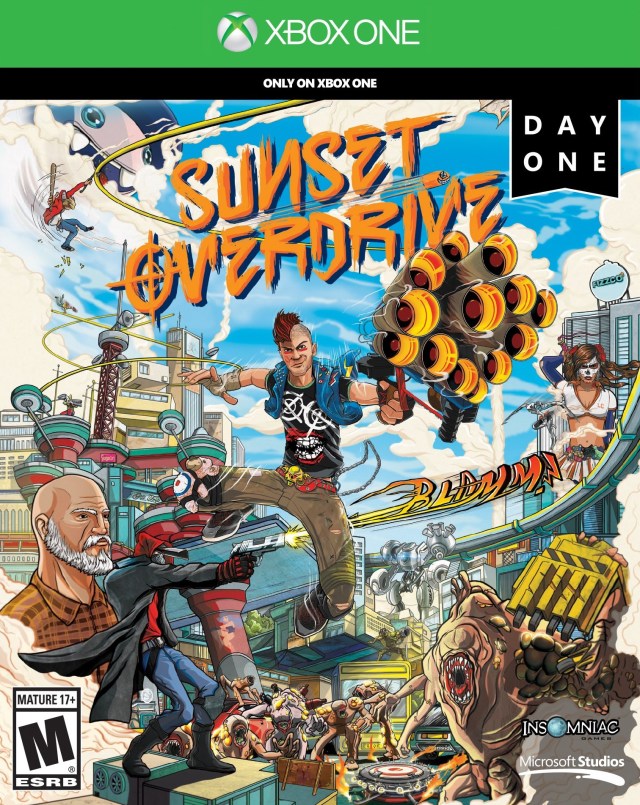 Sunset Overdrive ( Day One Edition ) - (XB1) Xbox One Video Games Microsoft Game Studios   