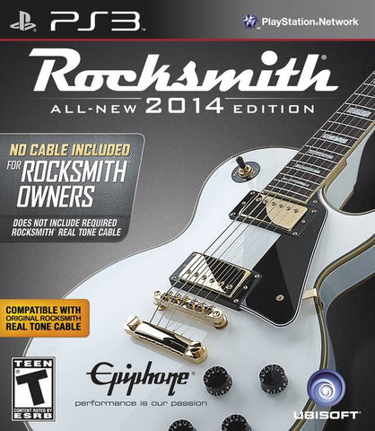 Rocksmith 2014 Edition (No Cable Included) - PlayStation 3 Video Games Ubisoft   
