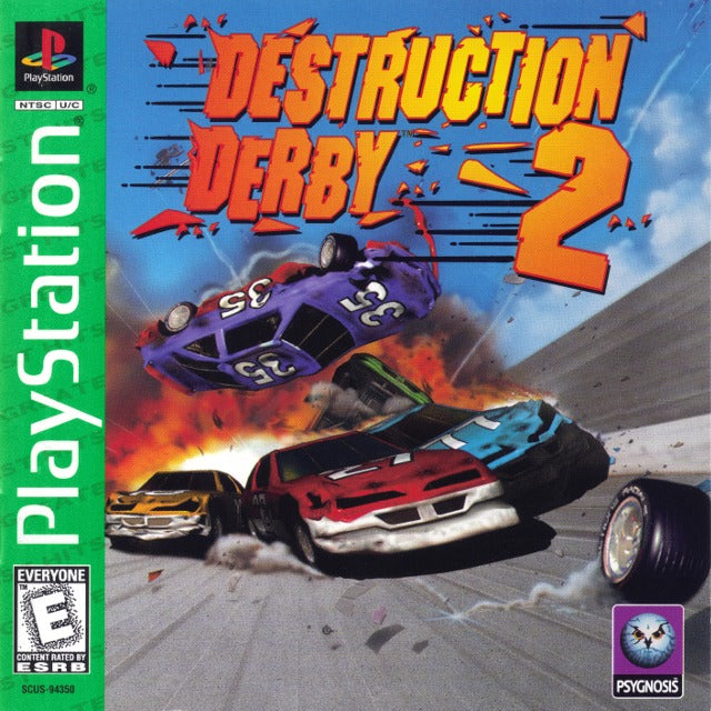 Destruction Derby 2 (Greatest Hits) - (PS1) PlayStation 1 [Pre-Owned] Video Games Psygnosis   