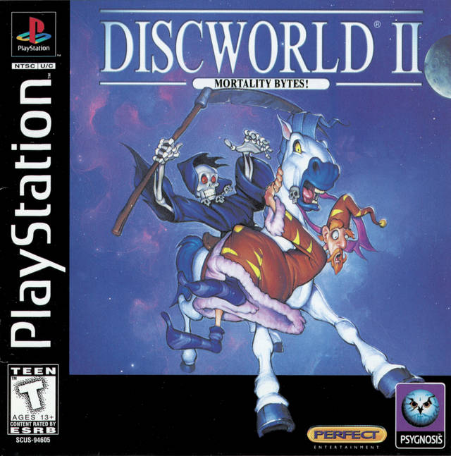 Discworld II: Mortality Bytes! - (PS1) PlayStation 1 [Pre-Owned] Video Games Psygnosis   