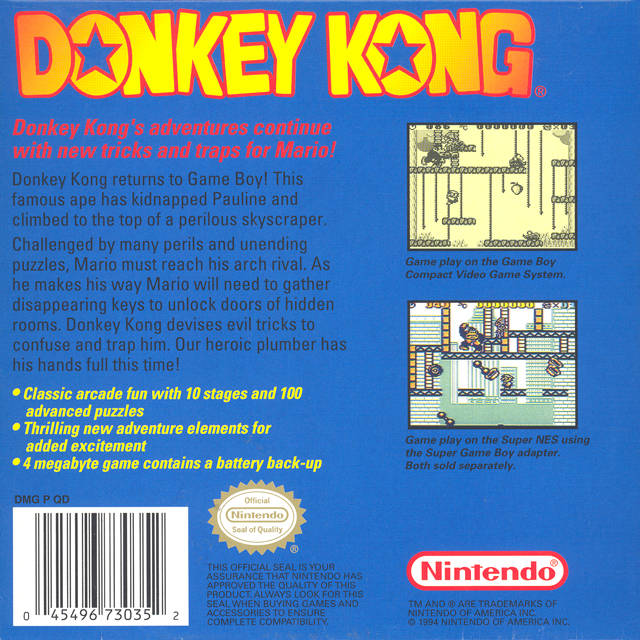 Donkey Kong - (GB) Game Boy [Pre-Owned] Video Games Nintendo   