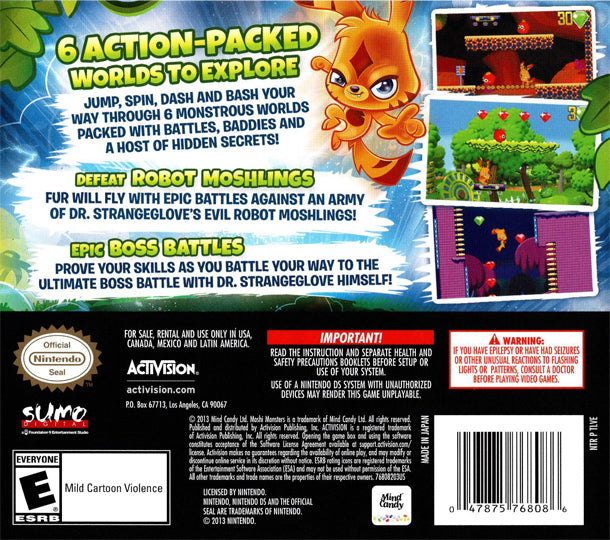 Moshi Monsters: Katsuma Unleashed - (NDS) Nintendo DS [Pre-Owned] Video Games Activision