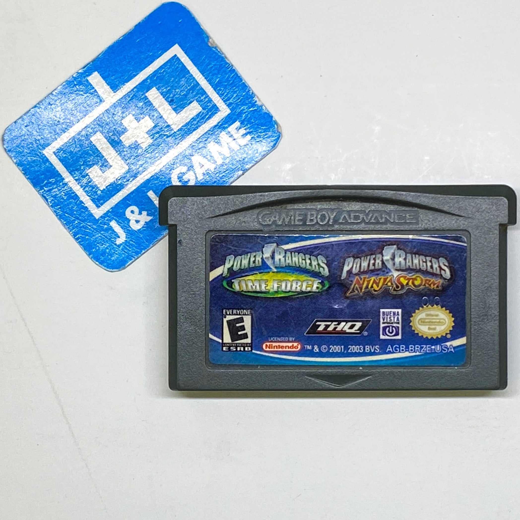 2 Games In 1 Double Pack: Power Rangers: Time Force / Power Rangers: Ninja Storm - (GBA) Game Boy Advance [Pre-Owned] Video Games THQ   