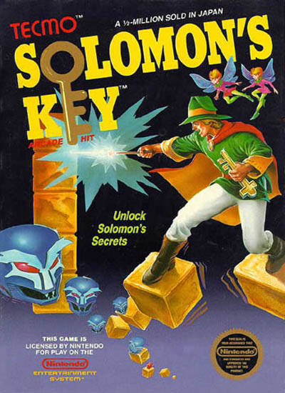 Solomon's Key - (NES) Nintendo Entertainment System [Pre-Owned] Video Games Tecmo   