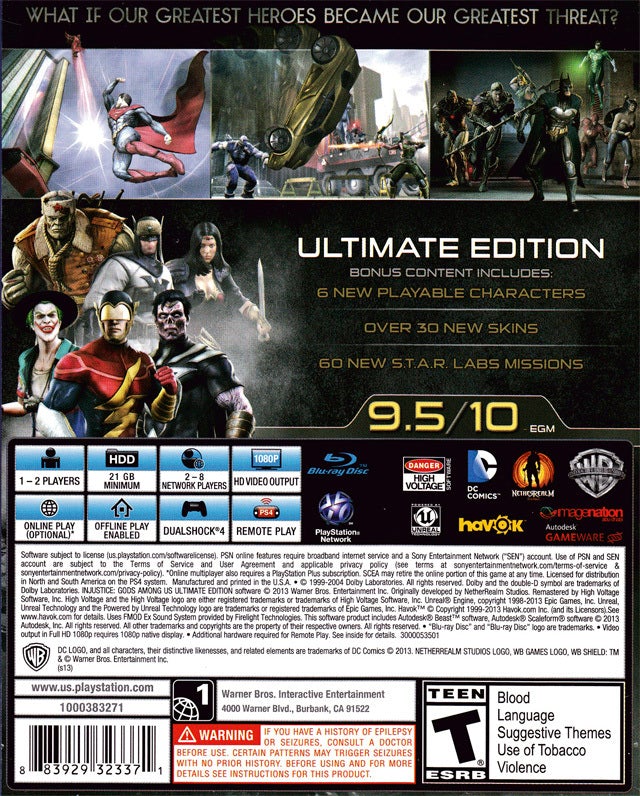 Injustice gods among us ps4 hotsell