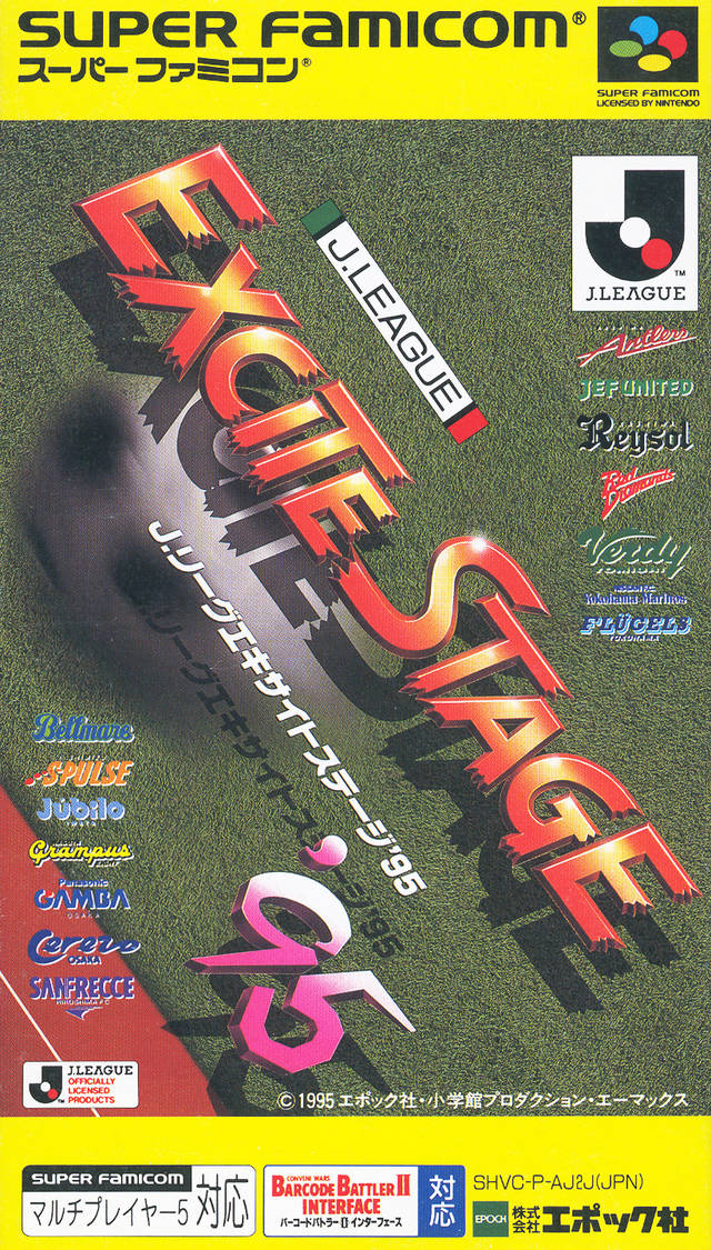 J.League Excite Stage '95 - (SFC) Super Famicom [Pre-Owned] (Japanese Import) Video Games Epoch   