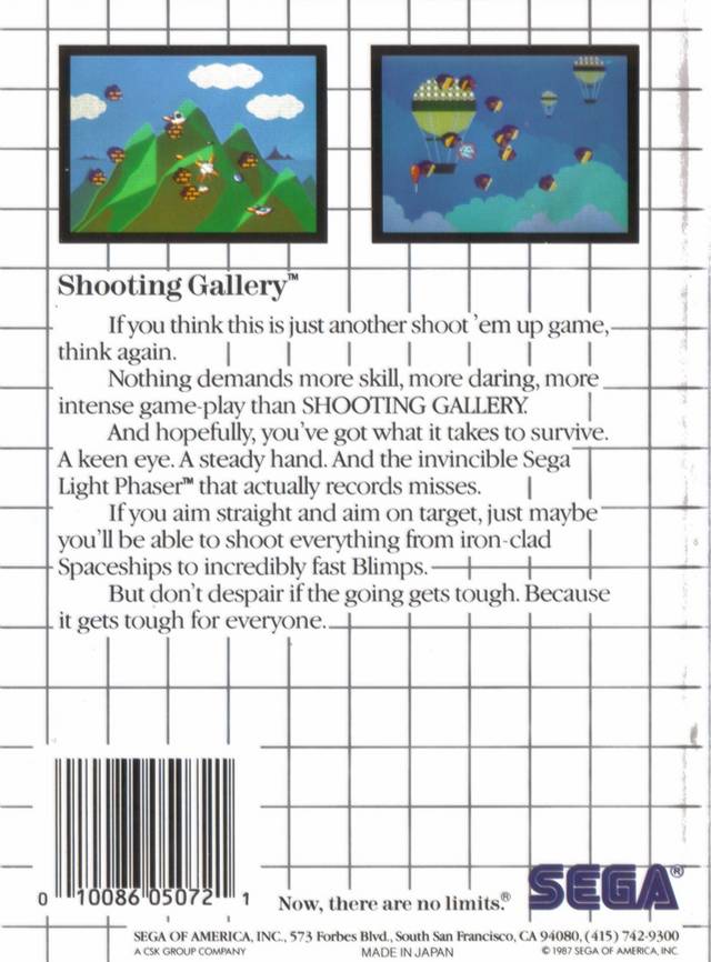 Shooting Gallery - SEGA Master System [Pre-Owned] Video Games Sega   