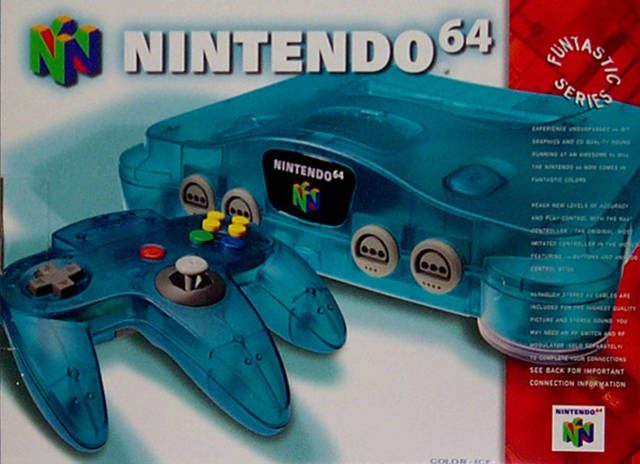 Nintendo 64 Hardware Console (Ice Blue) - (N64) Nintendo 64 [Pre-Owned] CONSOLE Nintendo   