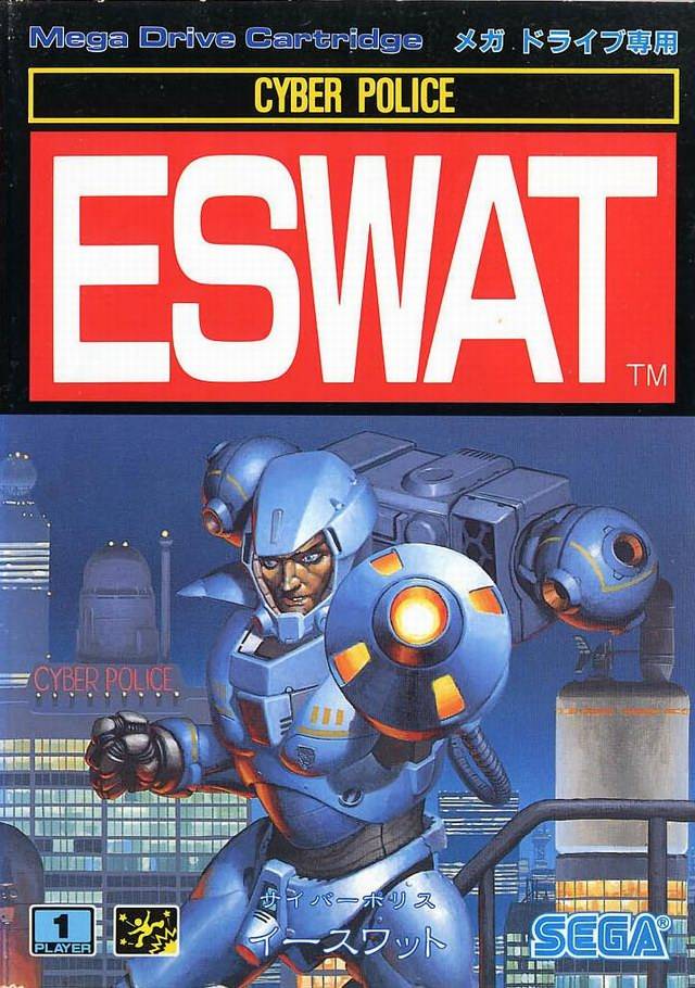 ESWAT: Cyber Police - SEGA Genesis (Japanese Import) [Pre-Owned] Video Games Sega   