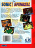 Sonic the Hedgehog Spinball - (SG) SEGA Genesis [Pre-Owned] Video Games Sega   