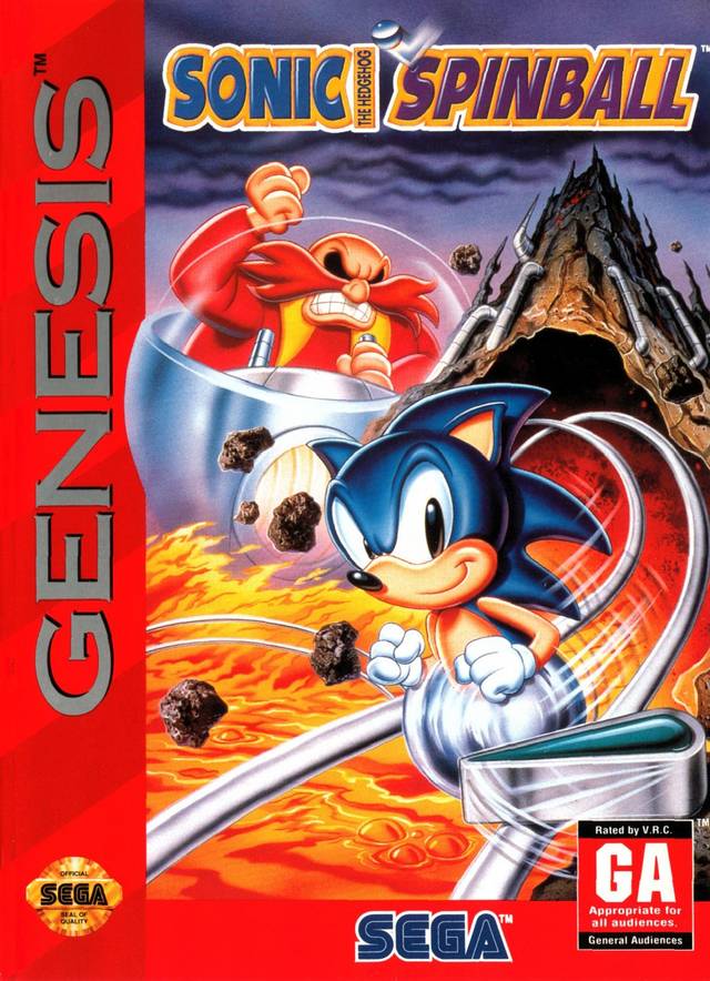 Sonic the Hedgehog Spinball - (SG) SEGA Genesis [Pre-Owned] Video Games Sega   