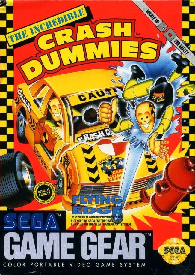 The Incredible Crash Dummies - SEGA GameGear [Pre-Owned] Video Games Flying Edge   