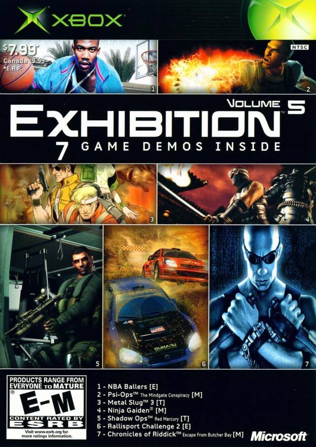 Xbox Exhibition Volume 5 - Xbox Video Games Microsoft Game Studios   