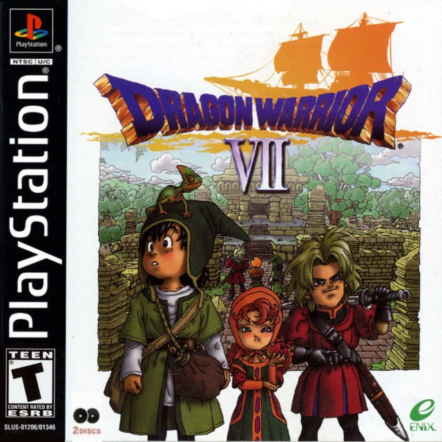 Dragon Warrior VII - (PS1) PlayStation 1 [Pre-Owned] Video Games Enix Corporation   