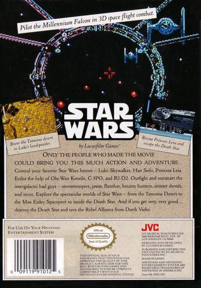 Star Wars - (NES) Nintendo Entertainment System [Pre-Owned] Video Games JVC Musical Industries, Inc.   