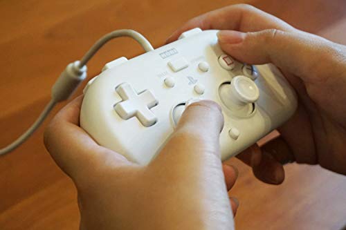 Hori SONY Licensed Wired Controller Light Small (White) - (PS4) PlayStation 4 Accessories HORI   
