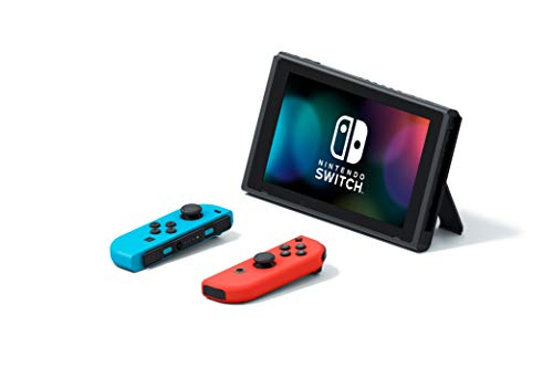 Nintendo Switch with Neon Blue and Neon Red Joy‑Con + New Super Mario Bros. U Deluxe (Full Game Download) - Nintendo Switch Consoles Nintendo   