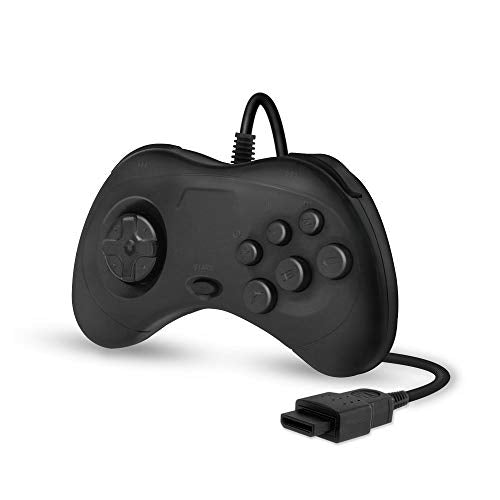 CirKa Saturn Controller (Black) - (SS) SEGA Saturn Accessories Cirka   
