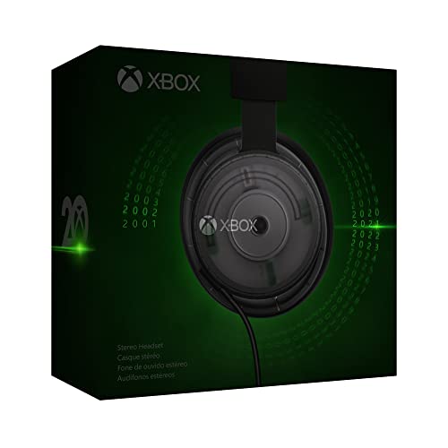 Microsoft Xbox Series X Stereo Headset – 20th Anniversary Special Edition for Xbox Series X|S, Xbox One, and Windows Accessories Microsoft   