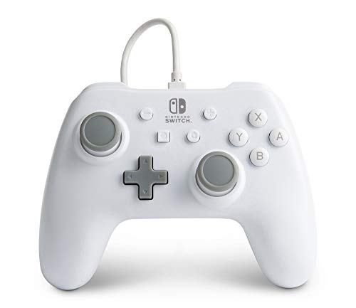 PowerA Wired Controller (White) - (NSW) Nintendo Switch Accessories PowerA   