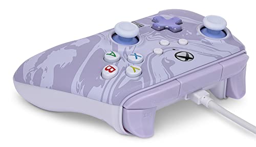 PowerA Enhanced Wired Controller (Lavender Swirl) - (XSX) Xbox Series X Accessories PowerA   