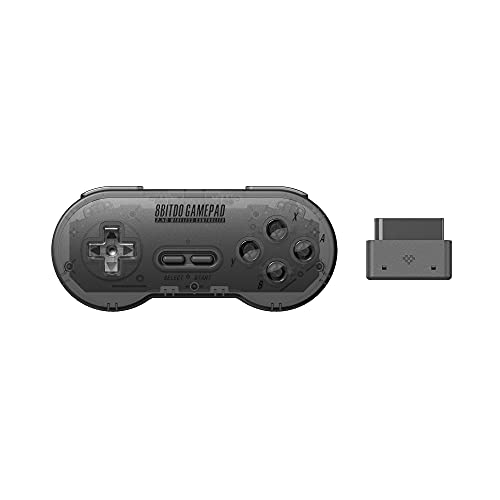 8Bitdo Sn30 2.4G Wireless Gamepad for Original SNES/SFC (Transparent Edition) - (SNES) Super Nintendo Accessories 8Bitdo   