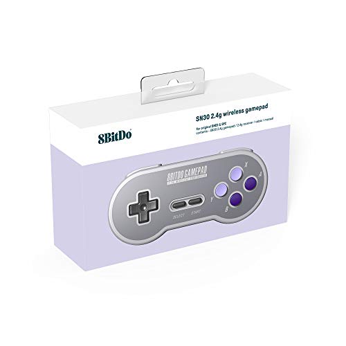 8Bitdo SN30 2.4G Wireless Gamepad for Original SNES/SFC (SN Edition) - (SNES) Super Nintendo Accessories 8Bitdo   